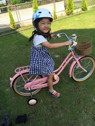 自転車にのって♪