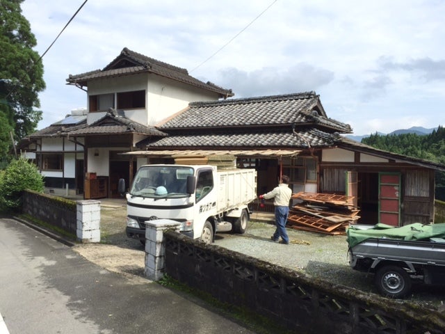 美里町　新築工事に向けて解体工事スタート