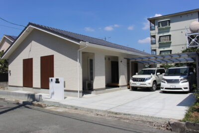 熊本市中央区大江に建つ２５坪のスッキリ平屋住宅