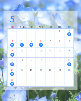 《5月の休業日》
