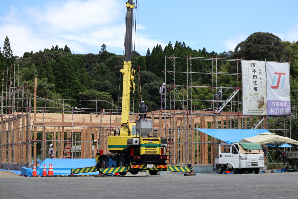 祝☆上棟　美里町M斎場様　新築工事
