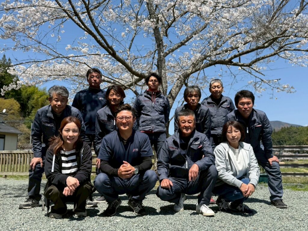 スタッフとのお花見会